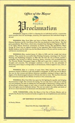 Proclamation from the Mayor
